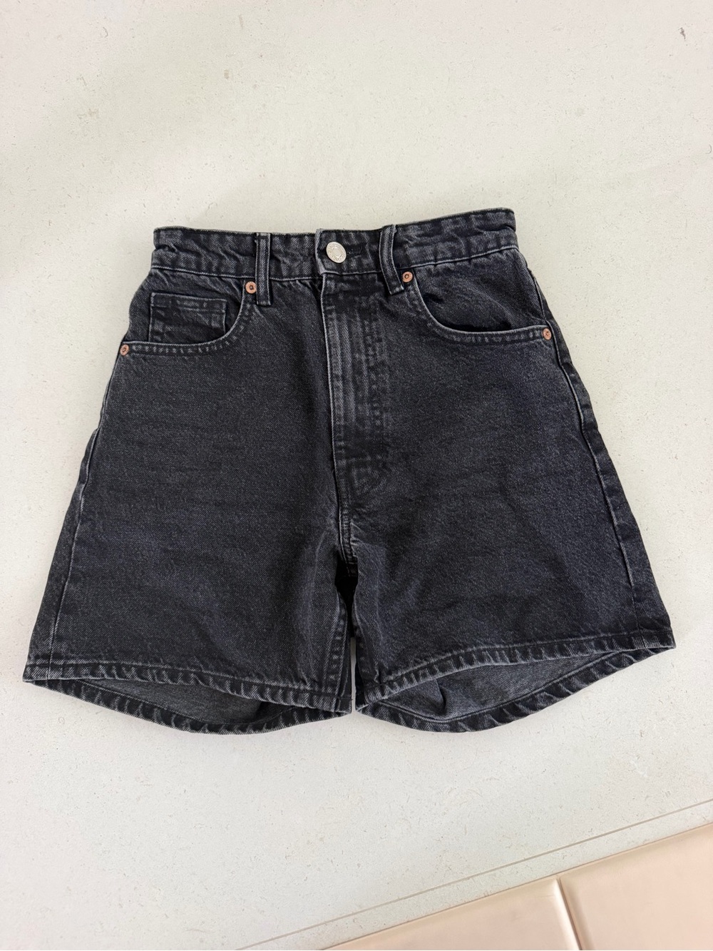 Women’s Black Denim Shorts Zara